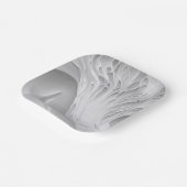 Weißwabenkraut Pappteller (Gewinkelt)