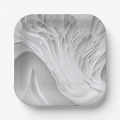 Weißwabenkraut Pappteller (Vorderseite)