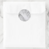 Weißwabenkraut Runder Aufkleber (Tasche)