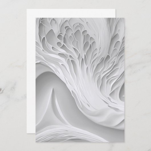 Weißwabenwabe Save the Date (Vorne/Hinten)