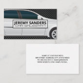 Weißwagen | Kohlenstofffaser Visitenkarte (Vorne/Hinten)