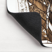 Weißwahnsinn Mousepad (Ecke)