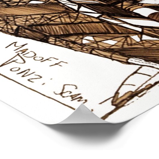 Weißwahnsinn Poster (Ecke)