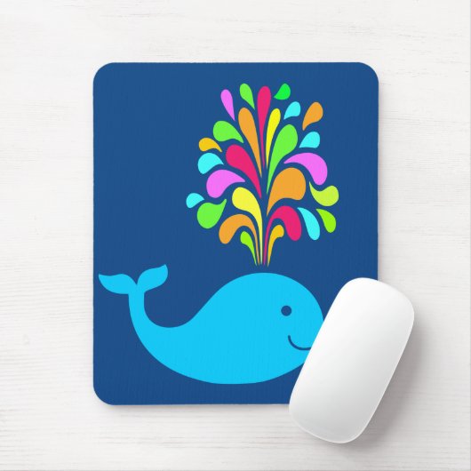 Weißwal Mousepad (Mit Mouse)