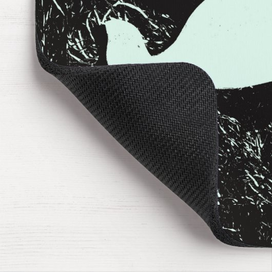 Weißwal-Mousepad Mousepad (Ecke)