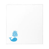 Weißwal Notizblock (Vorderseite)