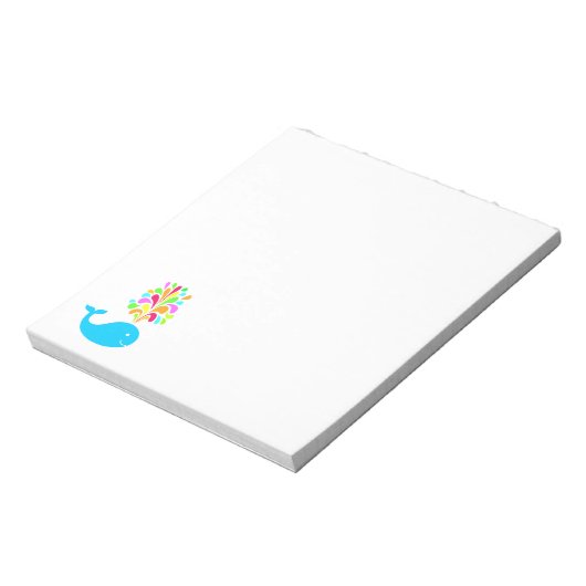 Weißwal Notizblock (Rotiert)