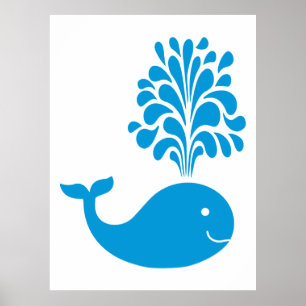 Weißwal Poster