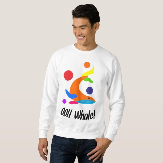 Weißwal Sweatshirt (Vorne ganz)