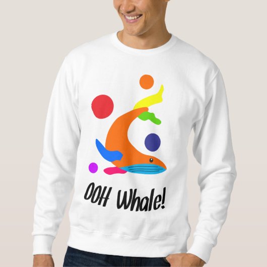 Weißwal Sweatshirt (Vorderseite)