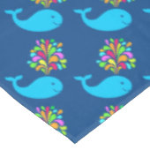 Weißwal Tischdecke (Schrägansicht)