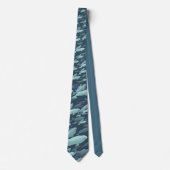 Weißwal-Wal-Krawatten-Wal-Kunst-Krawatten fertigen Krawatte (Vorderseite)