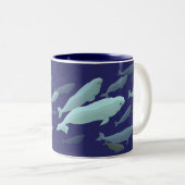 Weißwal-Wal-Kunst-Tasse Marinelife Kaffeetasse (VorderseiteRechts)