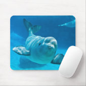 Weißwal-Wal Mousepad (Mit Mouse)