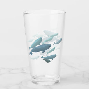 Weißwal-Wal-personifizieren Glaswal-Gläser Glas