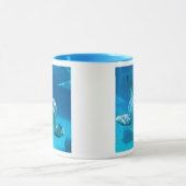 Weißwal-Wal Tasse (Zentrum)