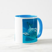 Weißwal-Wal Tasse (VorderseiteRechts)