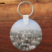 Weißwald unter dem Himmel Schlüsselanhänger (Vorderseite)