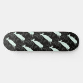 Weißwale schwarz Thunder_Cove Skateboard (Horizontal)
