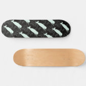 Weißwale schwarz Thunder_Cove Skateboard (Horizontal)
