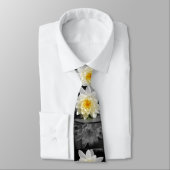 Weißwasserlily-Fotografie Krawatte (Gebunden)