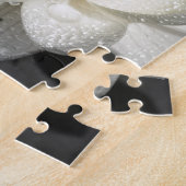 Weißwasserlily-Fotografie Puzzle (Seite)