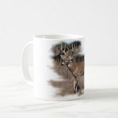 Weißwedelhirsch auf dem Gebiet Kaffeetasse (Vorderseite Links)