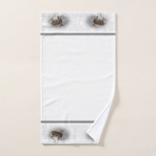 Weißwedelhirsch Badhandtuch Set (Handtuch)