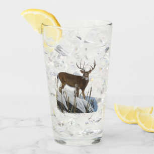 Weißwedelhirsch Glas