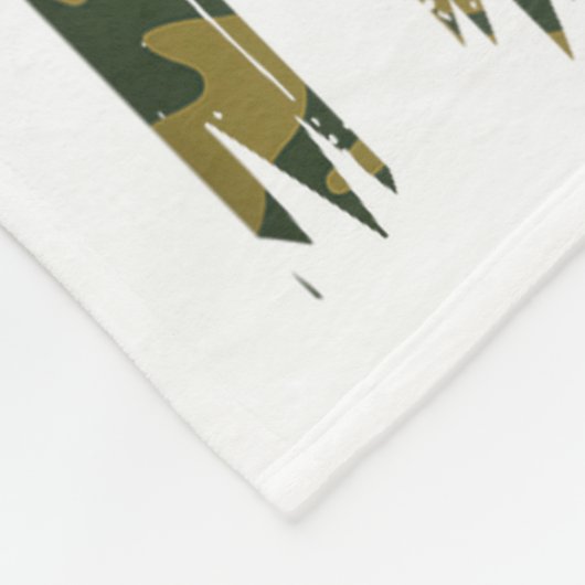 Weißwedelhirsch Jugend Junge Hirschjagd Camo Ameri Fleecedecke (Ecke)