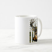 Weißwedelhirsch Jugend Junge Hirschjagd Camo Ameri Kaffeetasse (VorderseiteRechts)