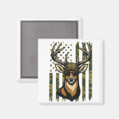 Weißwedelhirsch Jugend Junge Hirschjagd Camo Ameri Magnet (Vorderseite/Rückseite)