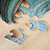 Weißwedelhirsch-Landschaft Puzzle (Seite)