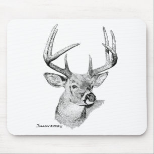 Weißwedelhirsch Mousepad