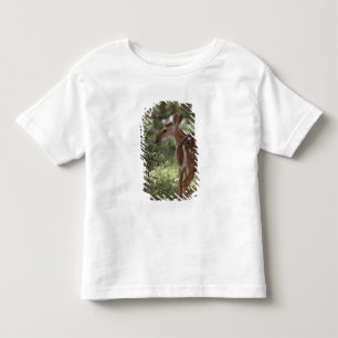 Weißwedelhirsch, Odocoileus virginianus Kleinkind T-shirt
