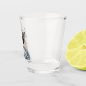 Weißwedelhirsch Schnapsglas (Rechts)