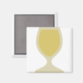 Weißwein Magnet (Vorderseite/Rückseite)