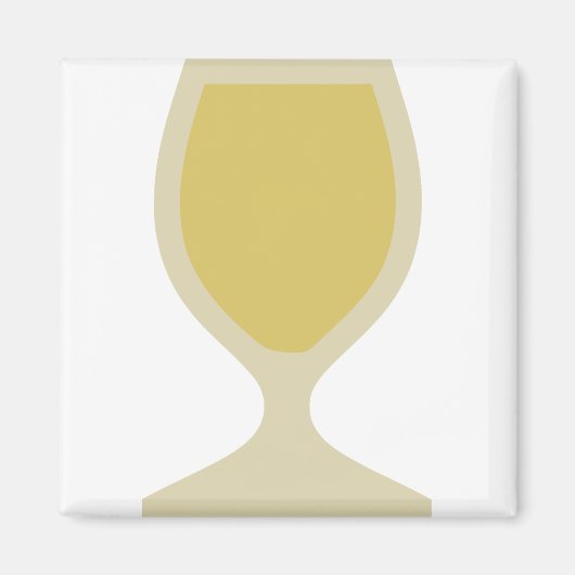Weißwein Magnet (Vorne)