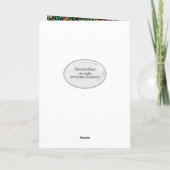 Weißwein mit Geburtstagskaffetti Karte (Rückseite)