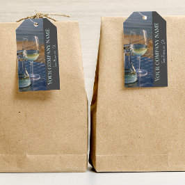 Weißweindekoration für Weingeschäfte, Bar oder Wei Geschenkanhänger