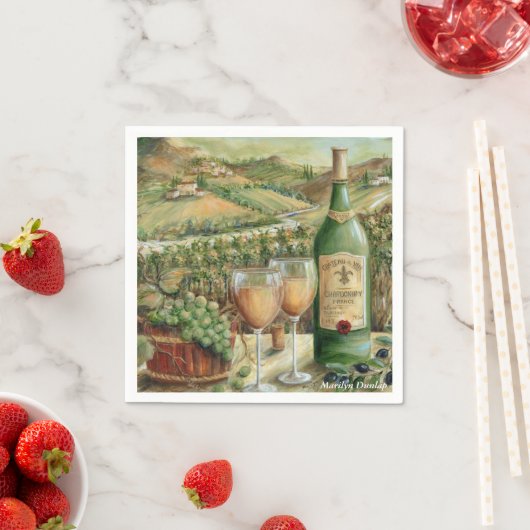 Weißweinliebhaber Serviette (Beispiel)
