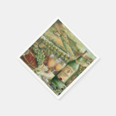 Weißweinliebhaber Serviette (Ecke)