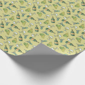 Weißweinmuster-Umhüllungspapier Geschenkpapier (Ecke)