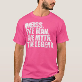 WeissWeiss Familienname Weiss Nachname Weiss Nachn T-Shirt