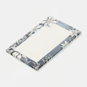 Weißwinterliche Blume Post-it Klebezettel (angewinkelt)