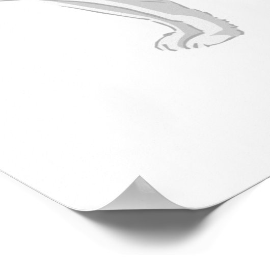 Weißwolf Poster (Ecke)