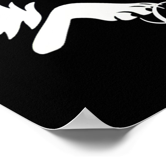 Weißwölfe 'Grin Wolf' Poster (Ecke)