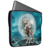 Weißwölfe Laptopschutzhülle (Vorne Rechts)