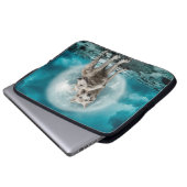 Weißwölfe Laptopschutzhülle (Vorne Knopf)