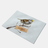 Weißwurzel Fußmatte (Schrägansicht)